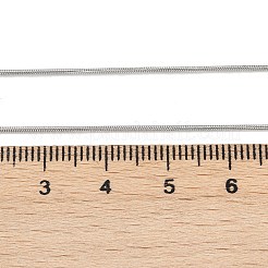 Anlaufgeschützte klassische schlichte Schlangenketten-Halsketten aus 304er Edelstahl für Herren und Damen&nbsp;X-STAS-M174-018P-B