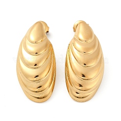 Boucles d'oreilles à tige en acier inoxydable 304&nbsp;EJEW-G423-30B-G