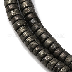 Natürliche Pyrit Perlen Stränge&nbsp;G-L624-I13-2x4mm