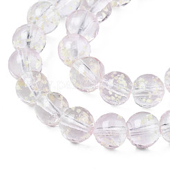Brins de perles au chalumeau transparentes lumineuses faites à la main&nbsp;LAMP-T017-04A