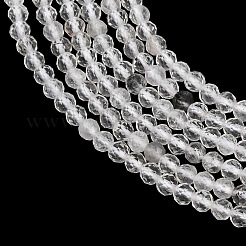 Fili di perline di diamante naturale herkimer&nbsp;GG-NH0014-D03-3mm