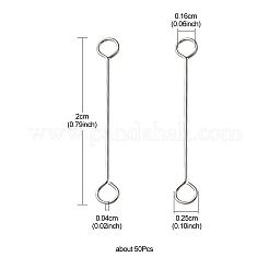 Perni per occhi in acciaio inossidabile chirurgico 316&nbsp;STAS-YW0001-41B-P