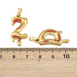 304 Edelstahl-Emaille-Anhänger&nbsp;STAS-Z174-01G