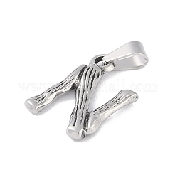 Pendentifs en acier inoxydable 304 anti-ternissement&nbsp;STAS-F235-01P-N