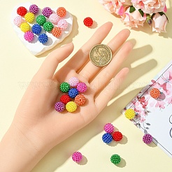 32 pz 8 colori perle acriliche imitazione perla&nbsp;OACR-YW0002-37
