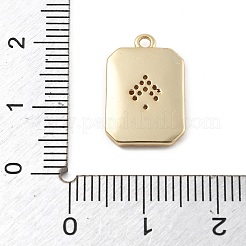 Pendentifs avec zircon cubiques à micro-pavés en laiton&nbsp;LS-KK-D283-30G-03