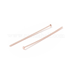 Flachkopfstifte aus Messing&nbsp;KK-WH0058-03C-RG