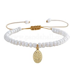 Pulseras religiosas de acero inoxidable 304 con dijes&nbsp;KN5080-4