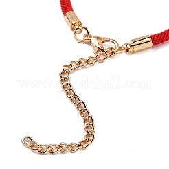 12 pz 12 colori braccialetti in poliestere&nbsp;BJEW-P340-13B-G