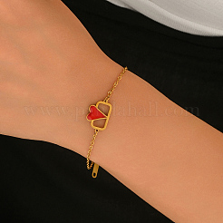 Damenarmband mit Anhängern aus emailliertem Edelstahl 304&nbsp;SV5809