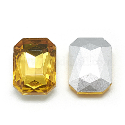 Torna a punta cabochon strass vetro&nbsp;RGLA-T079-10x14mm-22