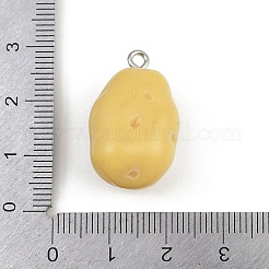 Undurchsichtige Harzanhänger&nbsp;RESI-I342-03P