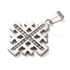 Ciondoli in acciaio inox 304&nbsp;STAS-D214-01P