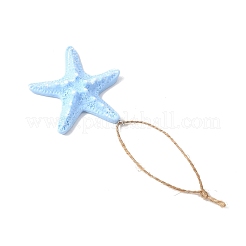 Decoraciones colgantes de resina opaca&nbsp;HJEW-JM04558