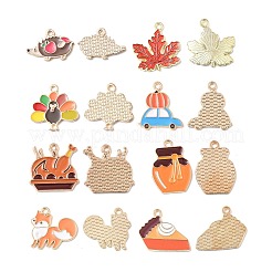 16 pendentif en alliage émaillé pour Thanksgiving&nbsp;ENAM-FP0001-69