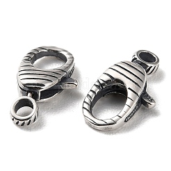 925 Karabinerverschluss aus Thailand-Sterlingsilber&nbsp;STER-D003-35AS