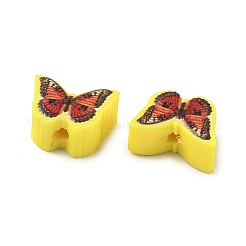 Bedruckte handgemachte Polymer Clay Perlen&nbsp;CLAY-I016-03