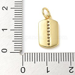 Cremagliera placcatura micro ottone spianare pendenti zirconi&nbsp;X-KK-K392-03G-04