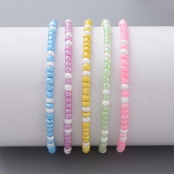 Glasperlen Kinder Stretch Armbänder&nbsp;BJEW-JB04824