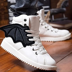 2 Paar Halloween-Schuhschnalle aus Kunstleder für DIY-Schuhzubehör&nbsp;AJEW-DJ0004-50