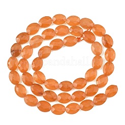 Gefärbt natürlichen weißen Jade Perlen Stränge&nbsp;G-H349-A01-24B