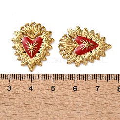 304 Edelstahl-Emaille-Anhänger&nbsp;STAS-P440-06G-01