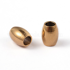 Fassionenplattierung (IP) 304 Edelstahl-Abstandsperlen&nbsp;STAS-L176-01G