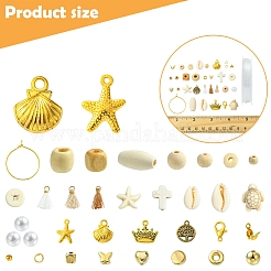 DIY-Sets zur Herstellung von Armbändern aus synthetischem Türkis&nbsp;DIY-FS0007-67