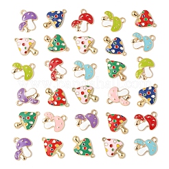 36 pièces 9 styles pendentifs en émail alliage thème automne&nbsp;ENAM-FS0002-95