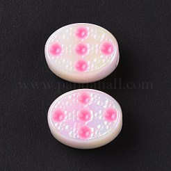 UV-Beschichtung regenbogenschillernde europäische Acrylperlen&nbsp;SACR-E009-35
