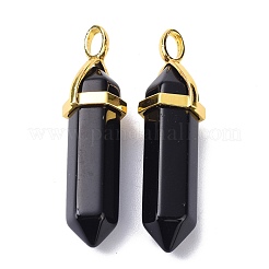 Natürliche spitze Obsidiananhänger&nbsp;G-G025-01G-15