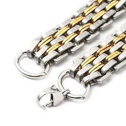 Bracelets de montre en acier inoxydable 201 avec placage sous vide pvd&nbsp;STAS-E165-08GP