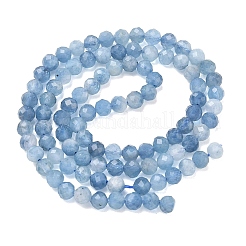 Fili di perline acquamarina blu diavolo naturale&nbsp;LS-G-P629-A03-03