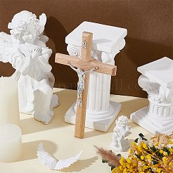 Ostern Jesus Kreuz Holz Dekorationen&nbsp;DJEW-WH0053-51