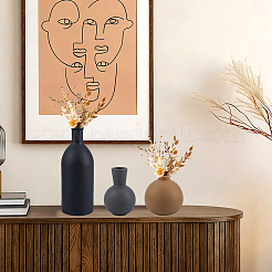 3 vase en céramique pour décoration&nbsp;AJEW-WH0816-601