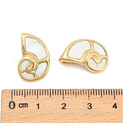 Natürliche weiße Muschel Anhänger&nbsp;STAS-D384-03G