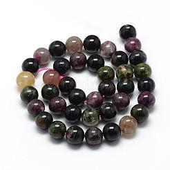 Chapelets de perles en tourmaline naturelle&nbsp;G-R446-8mm-03