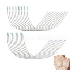24 borsa 2 stili di stecche per reggiseno in acciaio inossidabile 304&nbsp;STAS-PH0006-94A
