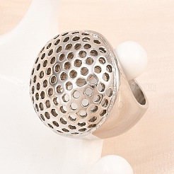 Anneaux de manchette ouverts en acier inoxydable 304&nbsp;RJEW-D336-05P
