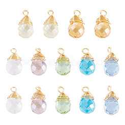20 pièces pendentifs en verre&nbsp;PALLOY-TA00240