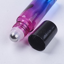 Flaconi vuoti con sfera a rullo di olio essenziale di colore sfumato in vetro da 10 ml&nbsp;MRMJ-WH0011-B09-10ml