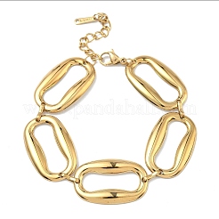 Bracelets à maillons ovales en acier inoxydable 304 pour femmes&nbsp;BJEW-D456-05G