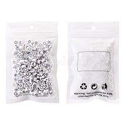 Perle acriliche bianche opache&nbsp;SACR-YW0001-21B