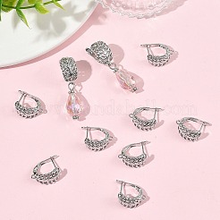 Accessoires de boucles d'oreilles créoles en laiton shegrace&nbsp;XGRQ79689-929P