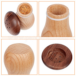 Zahnstocherflasche aus Holz&nbsp;AJEW-WH0329-42