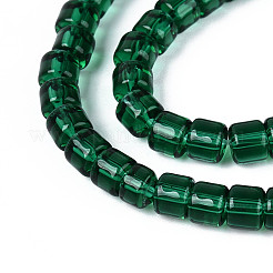 Chapelets de perles en verre transparente  &nbsp;GLAA-N065-4x4mm-A06