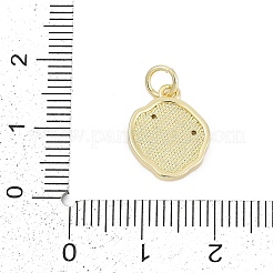Pendentifs en laiton zircon cubique transparent&nbsp;KK-G522-07G