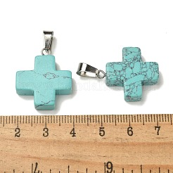 Synthetischen Türkis Anhänger&nbsp;G-Z067-06P-04