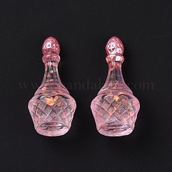 Flacon factice cabochon en résine transparente&nbsp;RESI-E025-05C