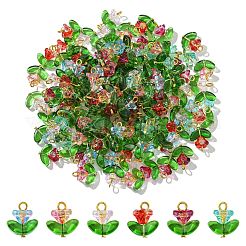 Glasblumenanhänger&nbsp;PALLOY-CJ00038